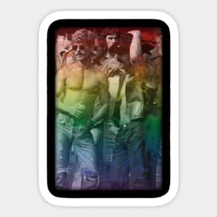 70s Castro Rainbow Sticker